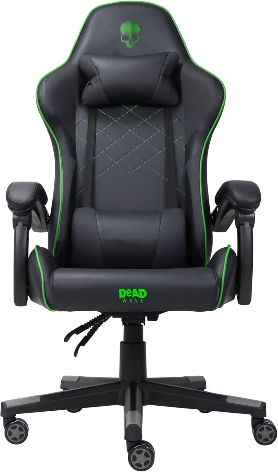 DEADWAVE Skull chair green sedia gaming - immagine 1