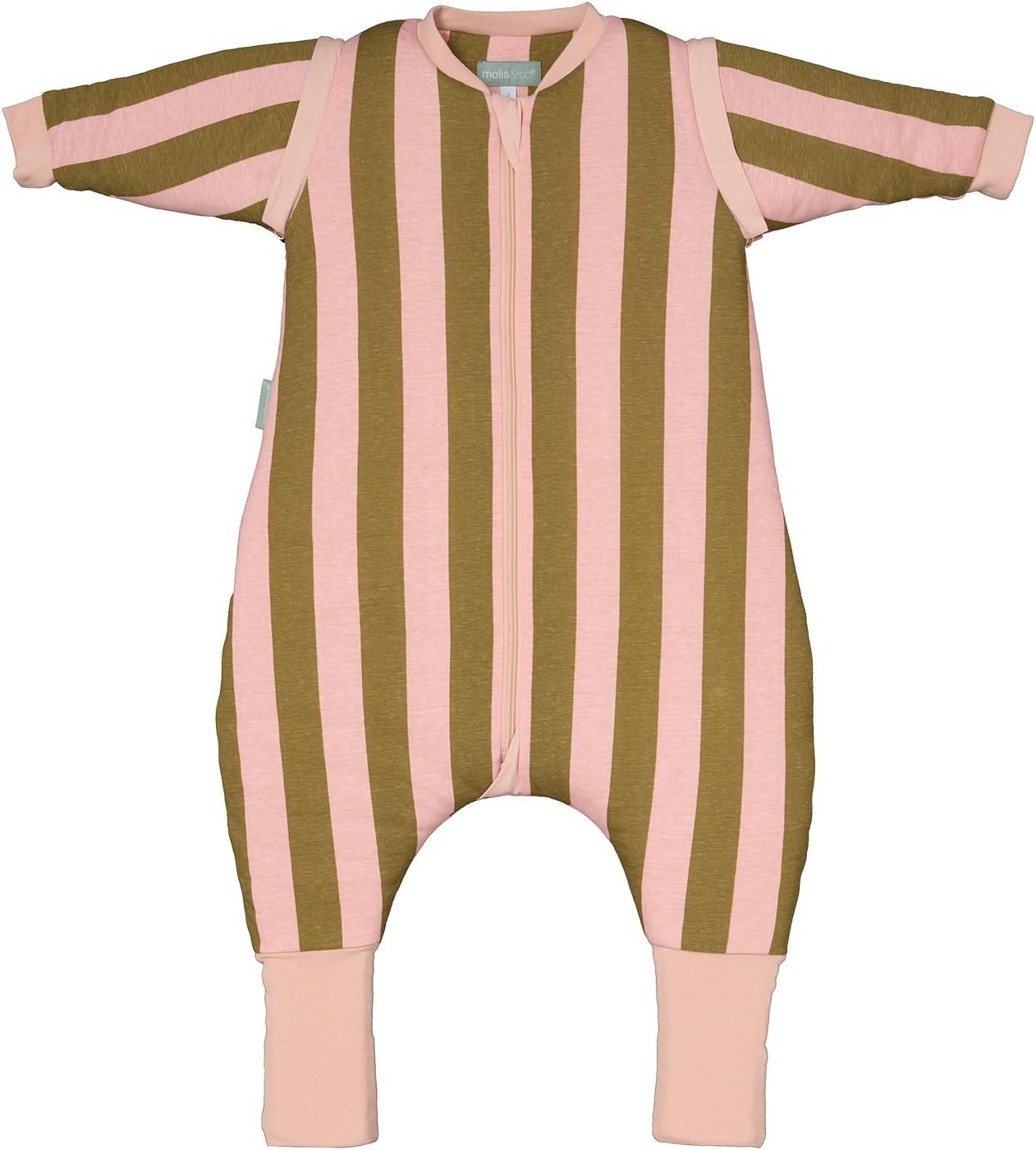molis&co Sacco Nanna con Piedini 2.5 Tog, Khaki & Rose - immagine 1