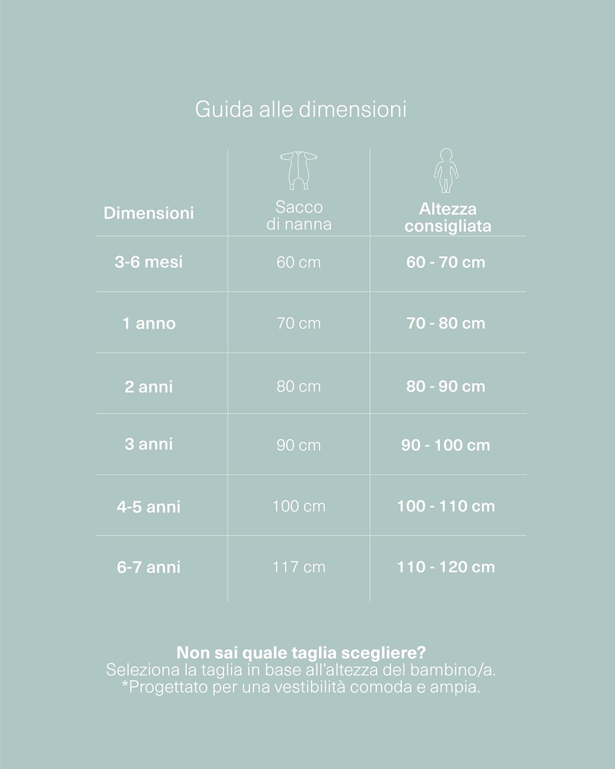 molis&co Sacco Nanna con Piedini 2.5 Tog, Khaki & Rose - immagine 2