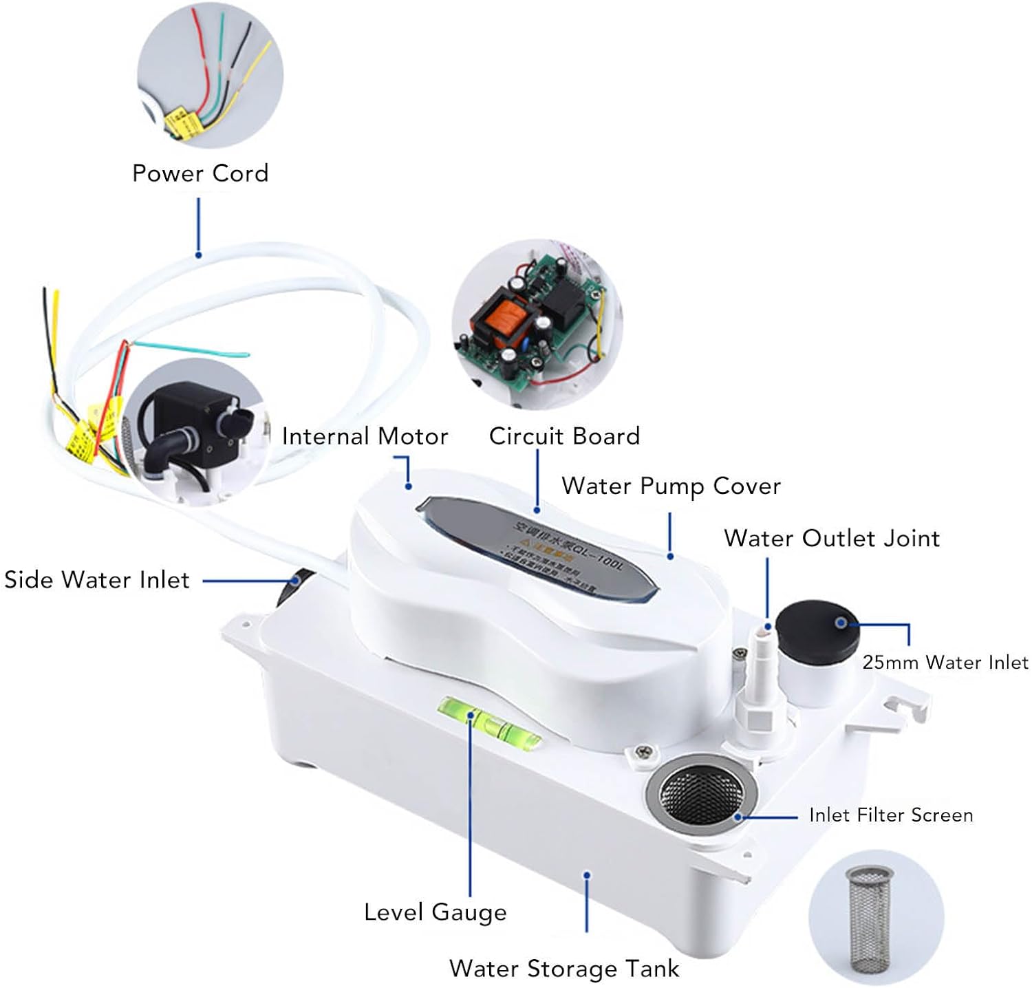 Pompa per Condensa HAVC 100 L/h Automatica - immagine 5