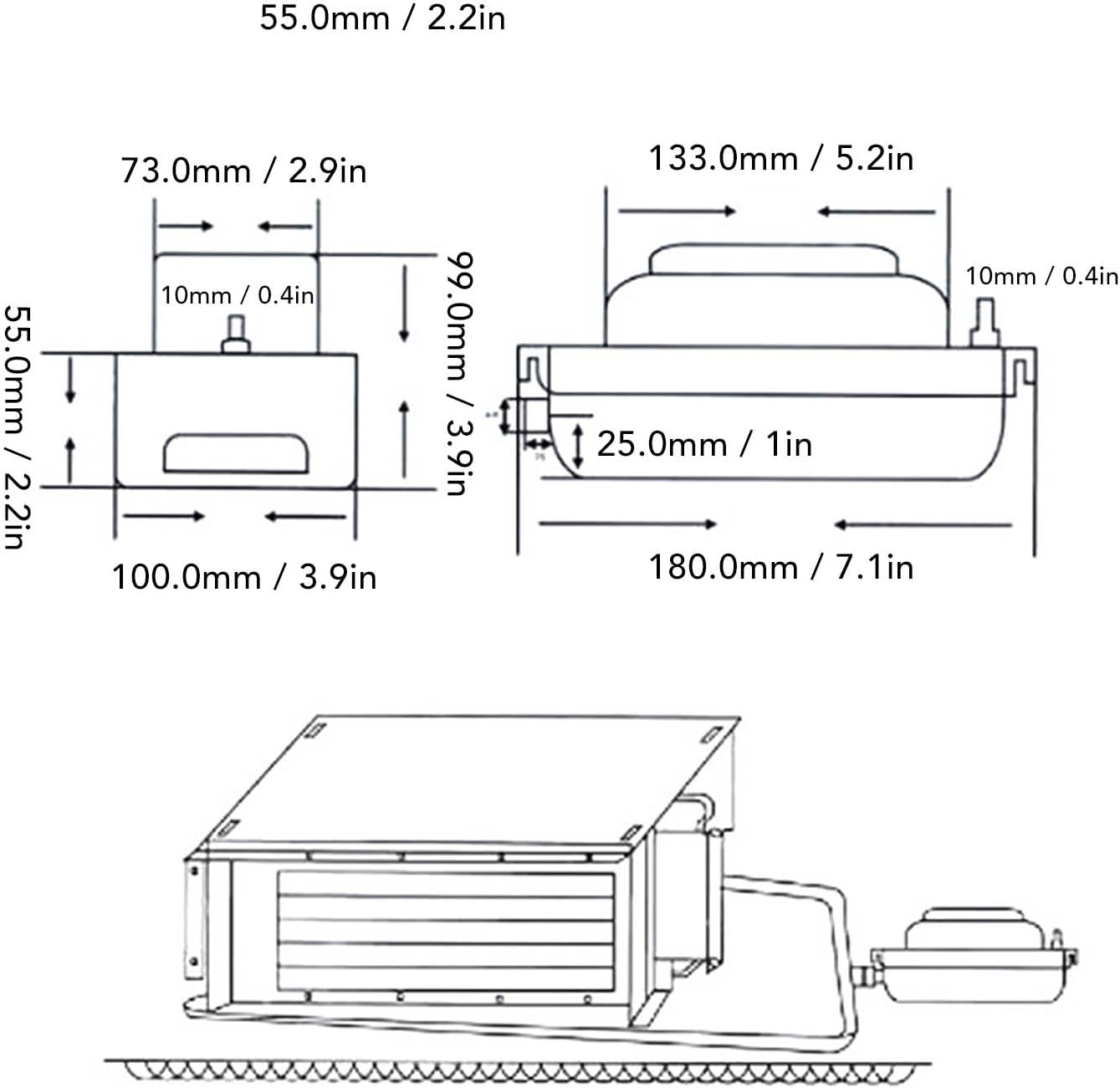 Pompa per Condensa HAVC 100 L/h Automatica - immagine 7