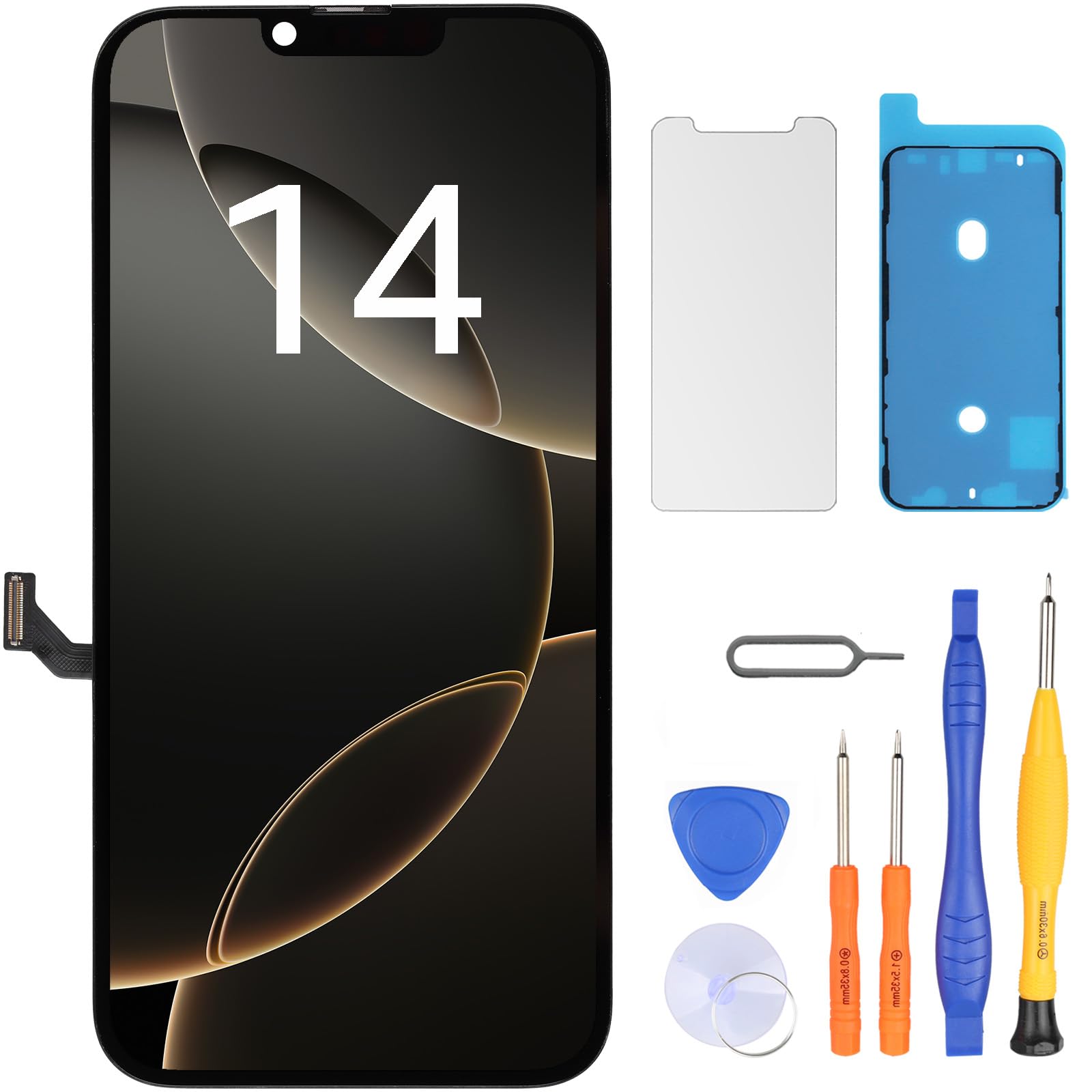 LL TRADER Schermo Ricambio iPhone 14 6.1" FHD