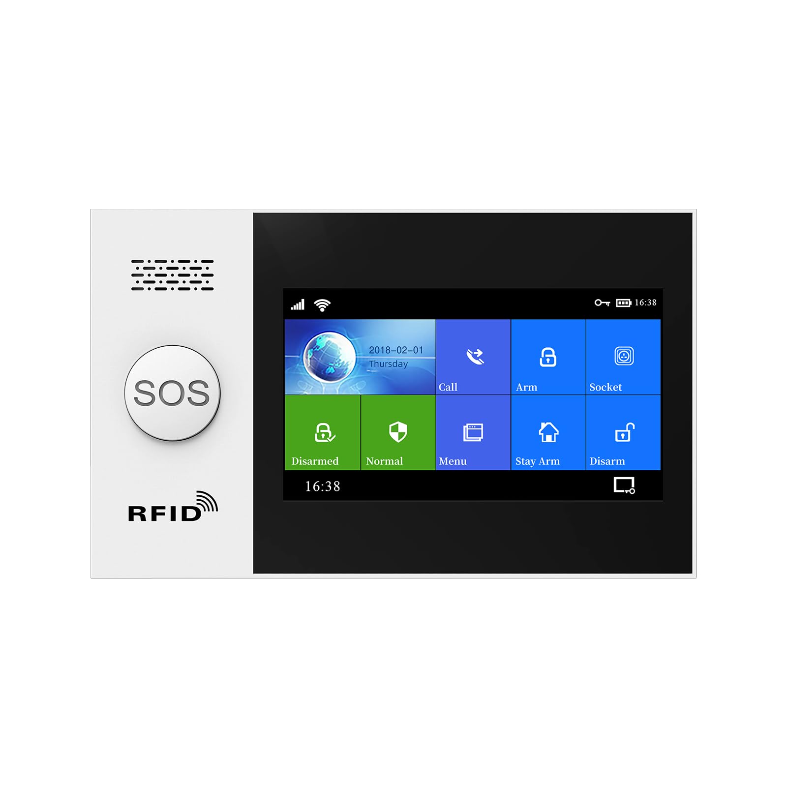 Sistema Allarme Domestico Wireless PG107 4.3" Touch Screen