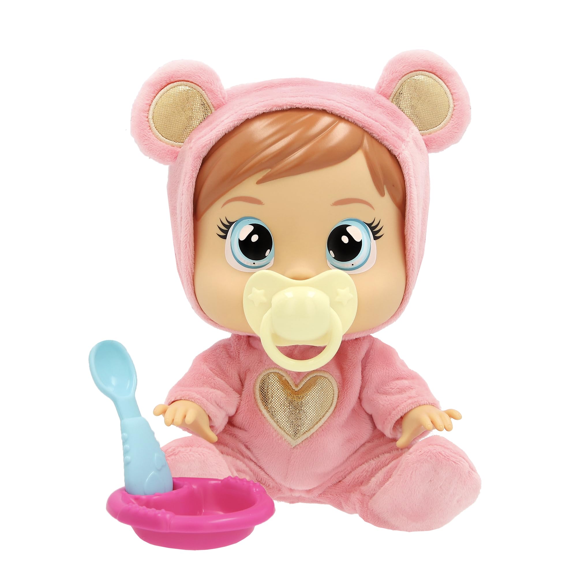 CRY BABIES LOVING CARE NINA Bambola Loving Care Nina, Piange Lacrime Vere, Pigiama Morbido e Include 3 Accessori Bambine/i dai 3 anni in su