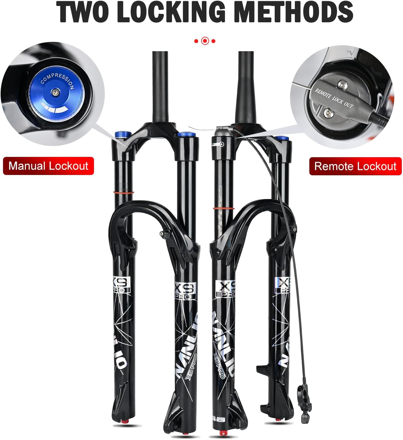 NANLIO Sospensione Forcella Bici X9 PRO 34MM MTB - immagine 8