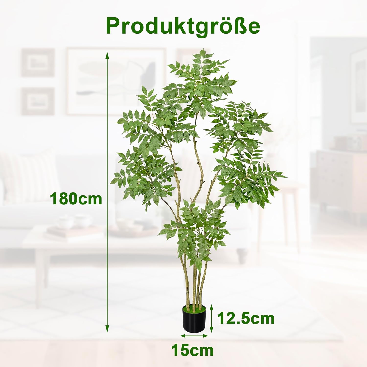 Albero di Sommacco Artificiale 180 cm - immagine 2