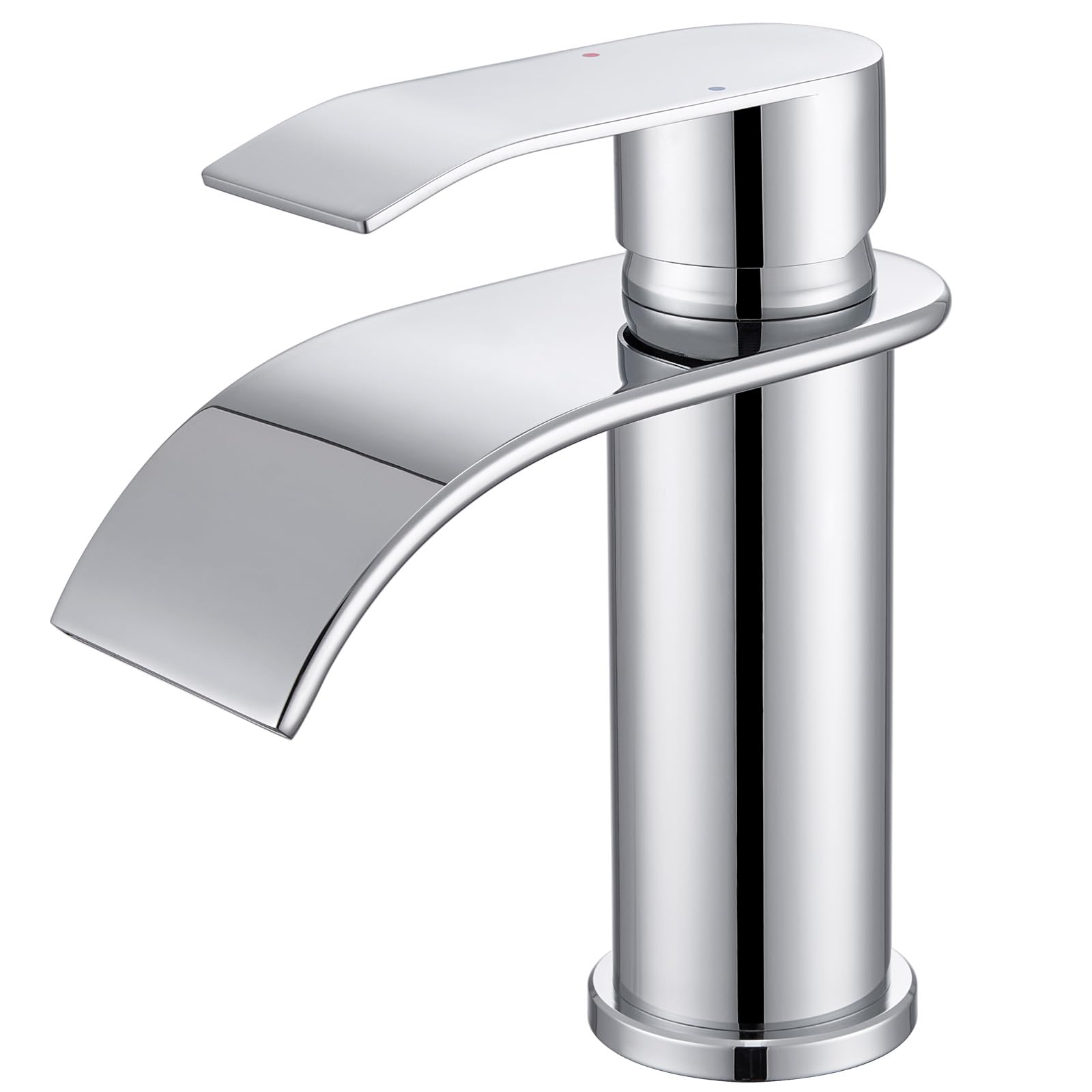 Cecipa Rubinetto Bagno Lavabo Cromo a Cascata