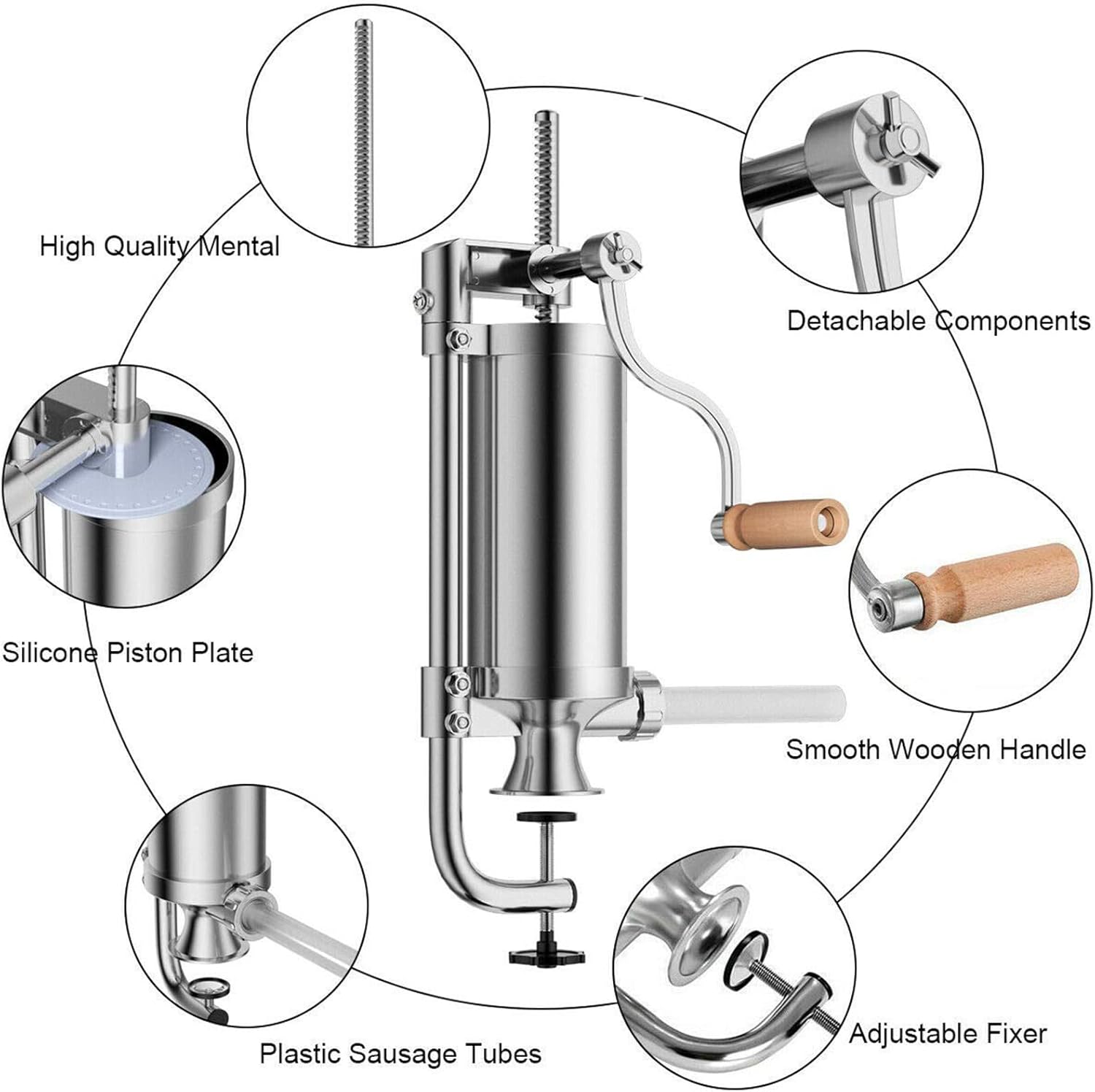 Joyeee Macchina di Salsiccia Manuale 2.5 LB - immagine 4