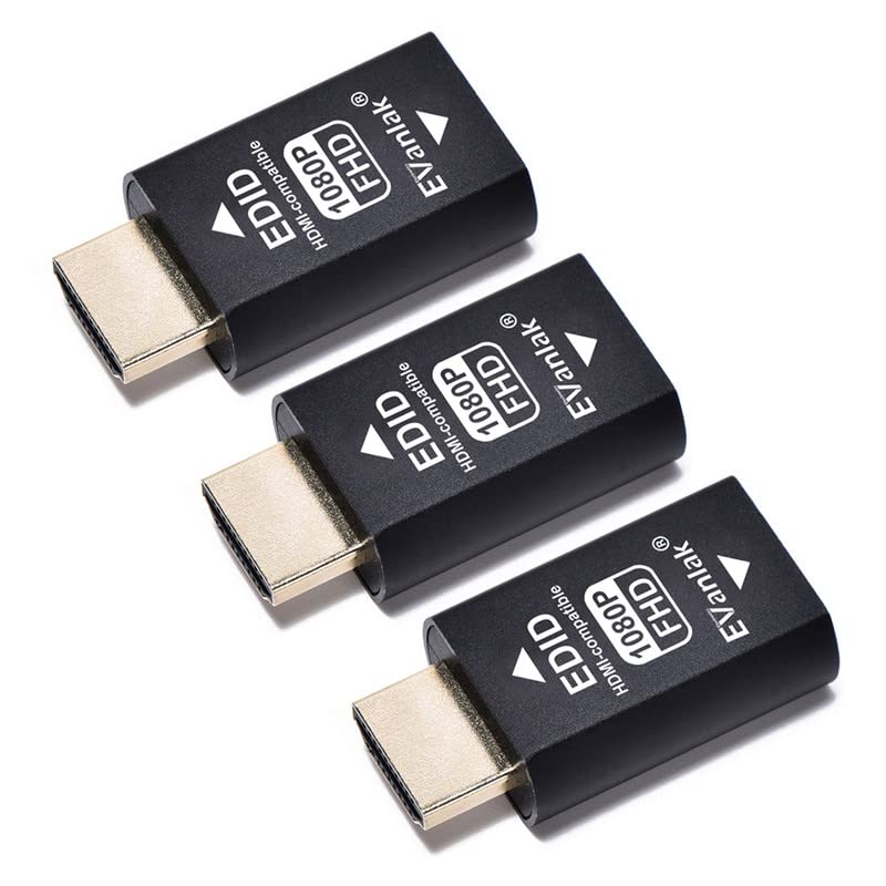 Evanlak HDMI EDID Emulatore 1920x1080@59hz (3-pack)