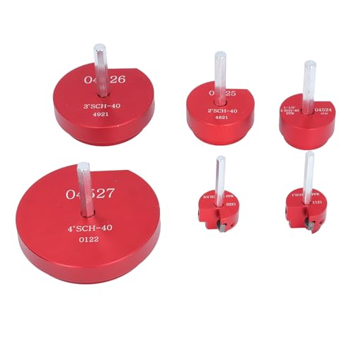 Kit di Pulizia per Prese per Raccordi in Alluminio per Alesatore per Tubi in PVC