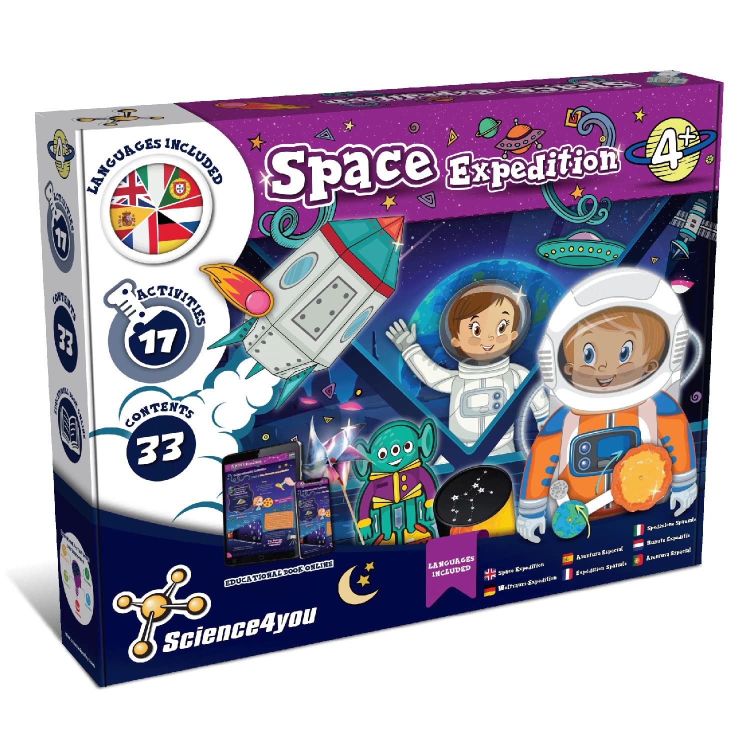 Science4you Laboratorio Spaziale - Kit Scienza 4+ Anni