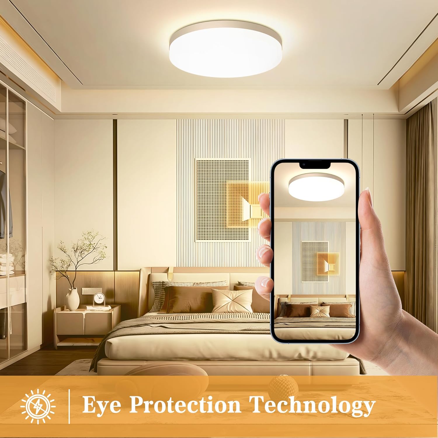 Easy Eagle Plafoniera LED Soffitto 48W Rotonda Ø30CM - immagine 4