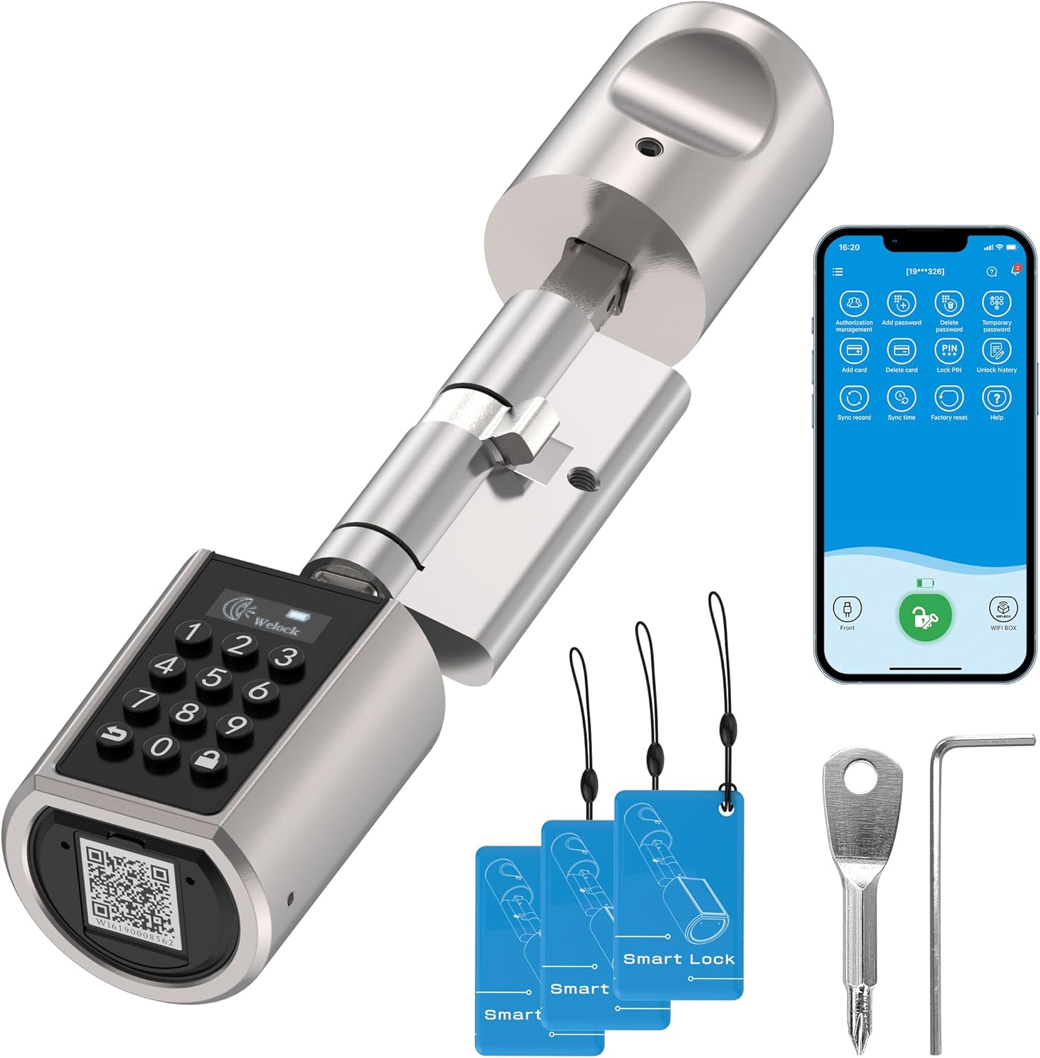 WELOCK Serratura Elettronica Intelligente per Porta Wifi