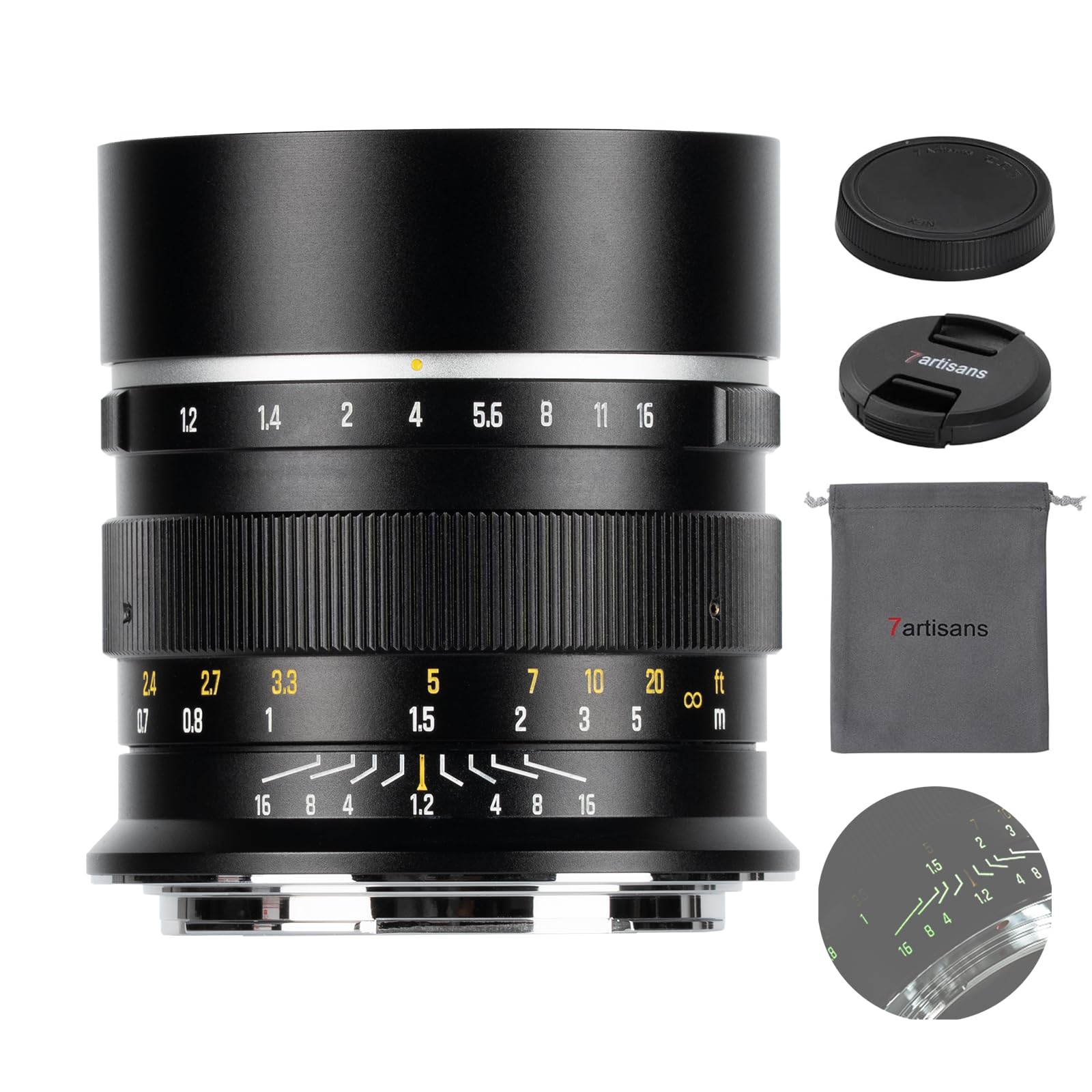 7artisans 50mm F1.2 Obiettivo Z-Mount APS-C