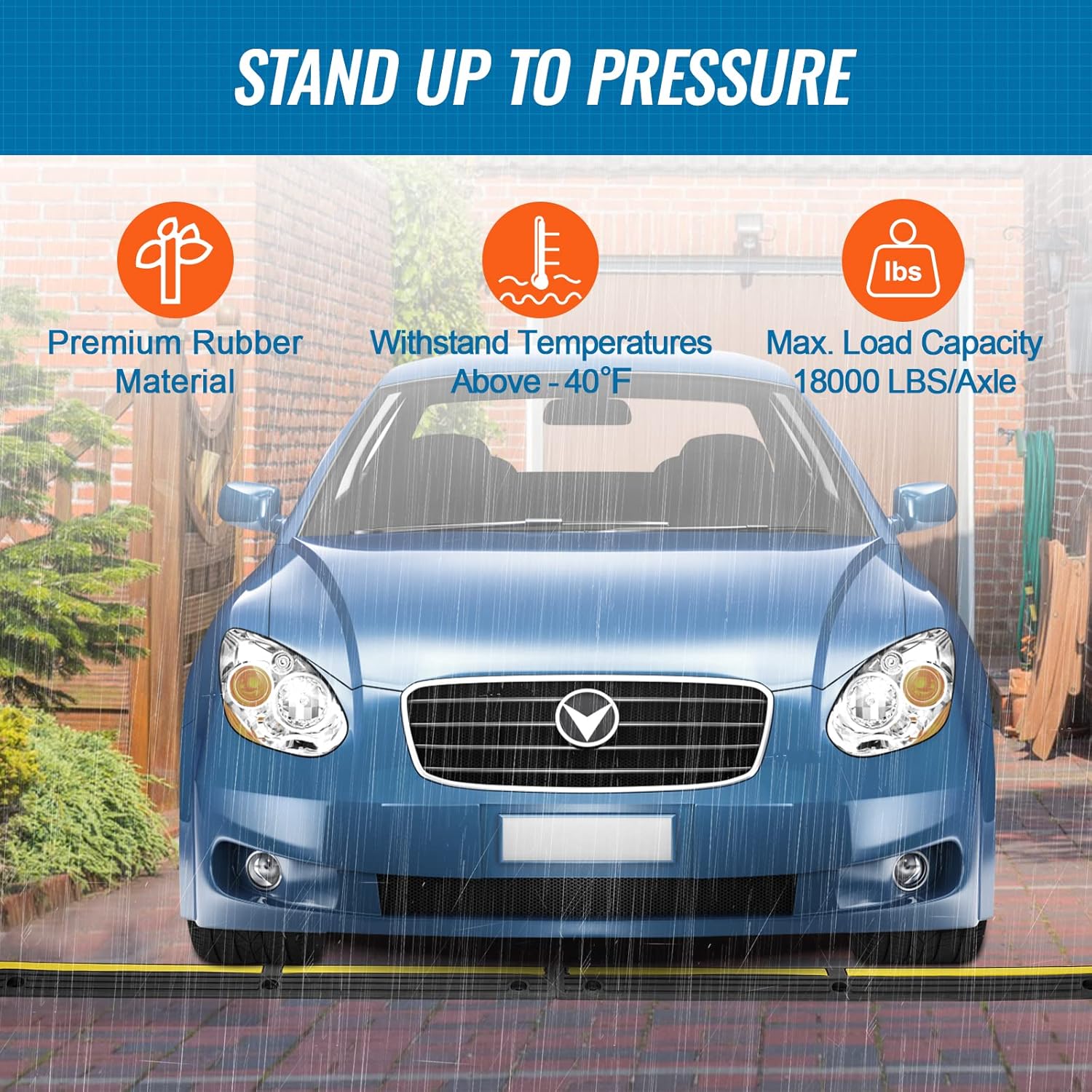 Vevor Passacavo in Gomma da 4 Pezzi per Pavimento - immagine 9