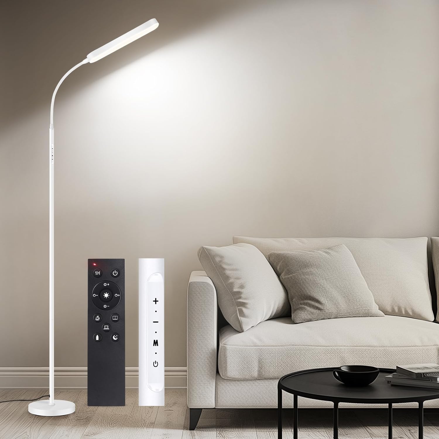 OUTON Lampada da Terra LED Dimmerabile 12W 1200LM - immagine 2