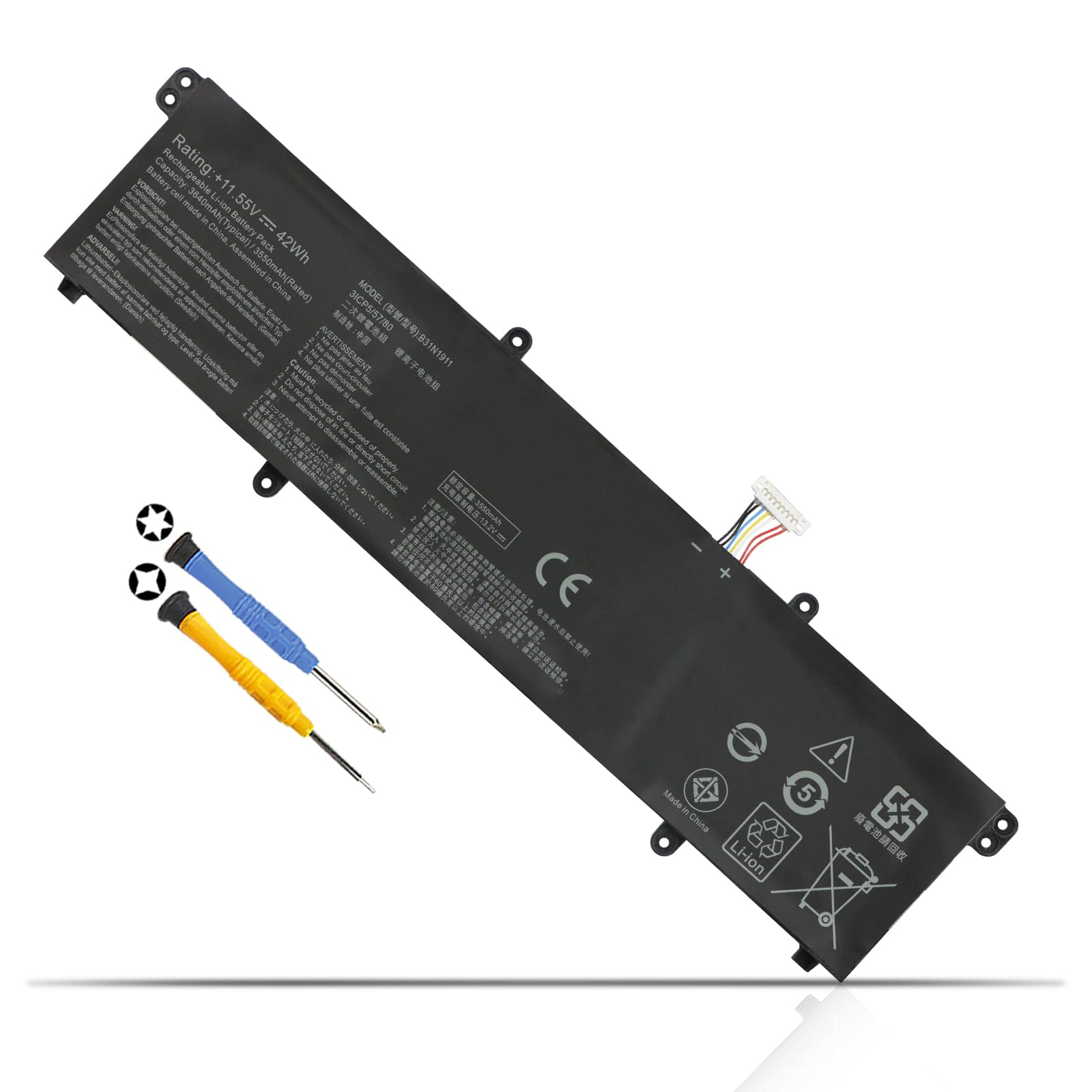 B31N1911 C31N1911 Batteria Laptop 42Wh per Asus VivoBook 14