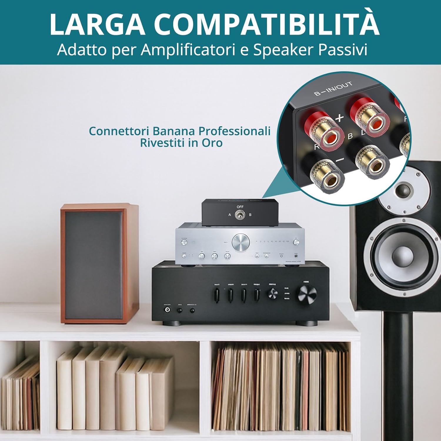 Audio Stereo Switch 2 Ingressi/Uscite Bidirezionale - immagine 7