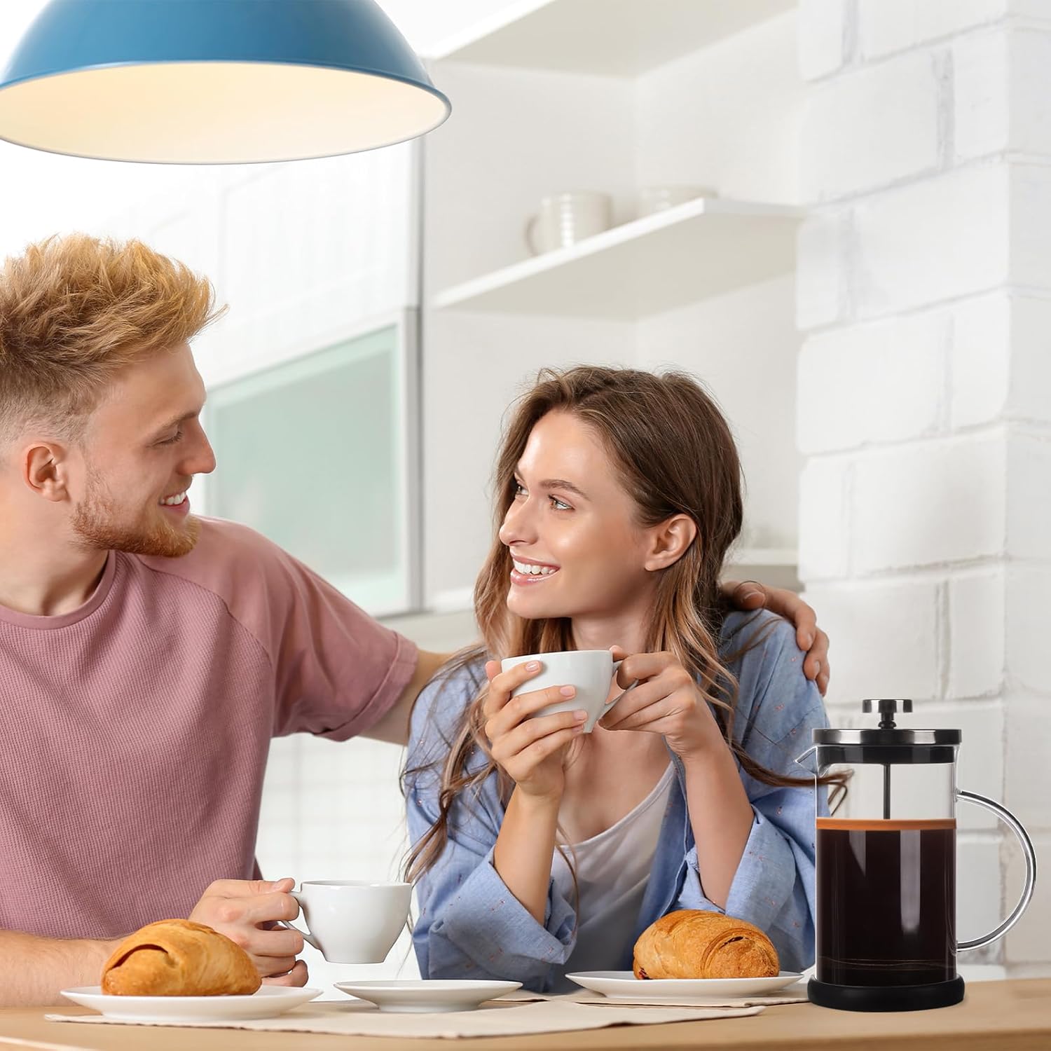 French Press 600ml con Tripli Filtri - immagine 5