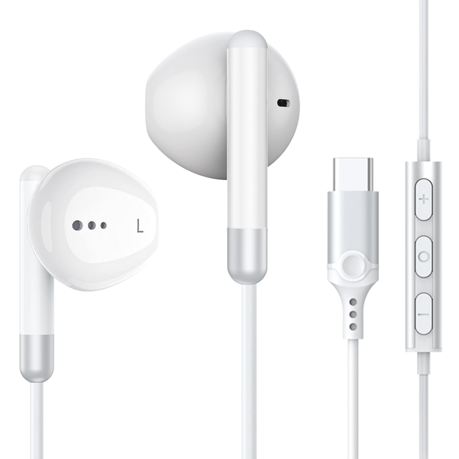 Cuffie USB-C In-Ear con Microfono