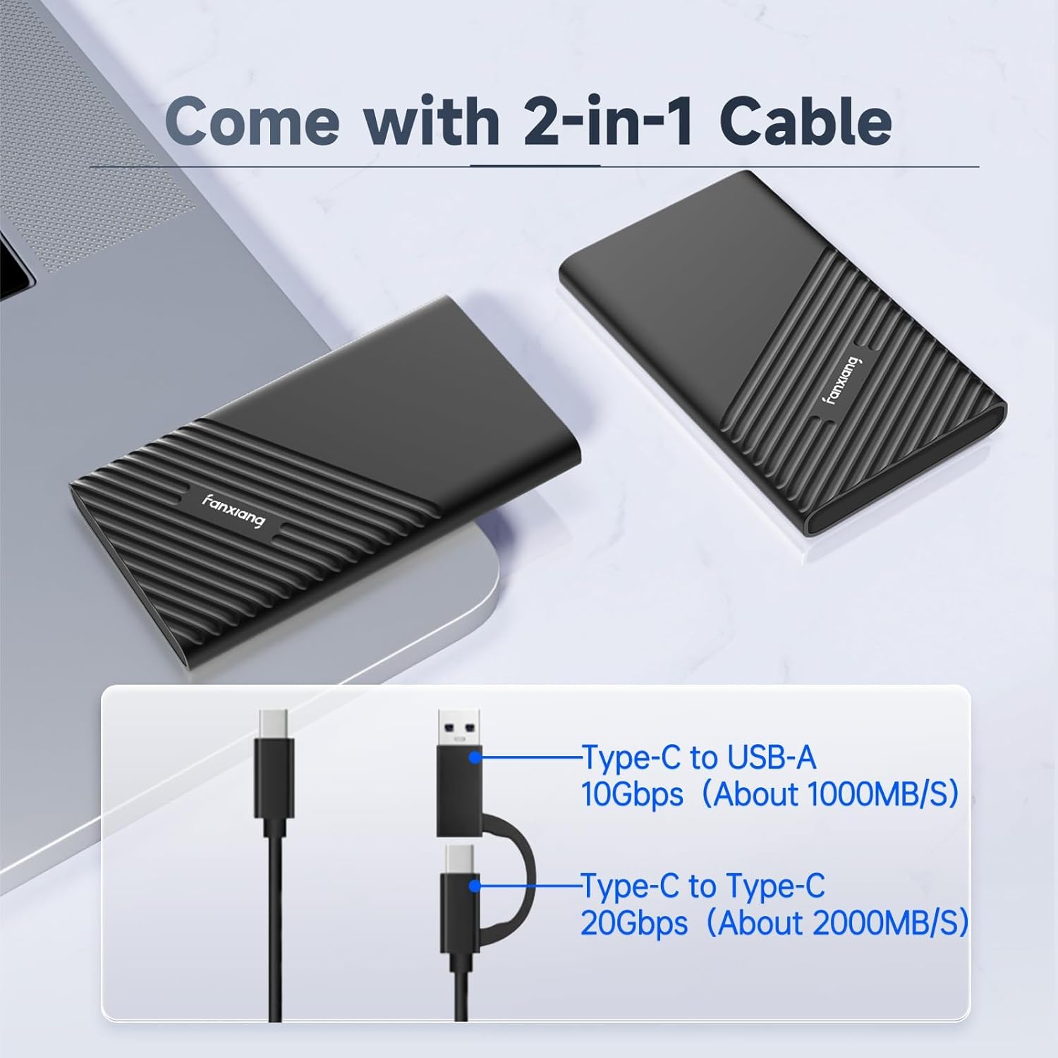 Fanxiang SSD Esterno Portatile 4 TB USB C - immagine 5