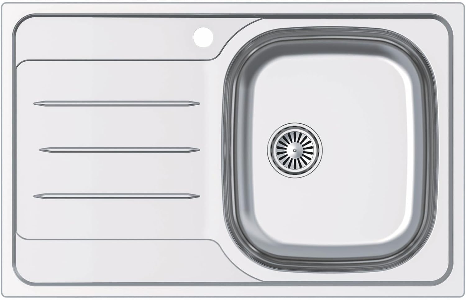 Cata CDL-1EI /A Vasca Quadrata Scolapiatti 45 CM