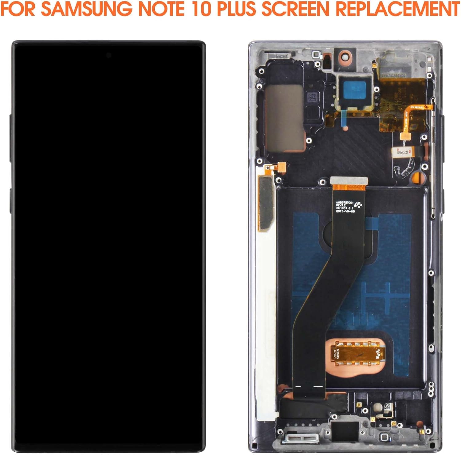 AGCUT Schermo LCD OLED per Samsung Note 10 Plus 6.8" - Nero - immagine 3