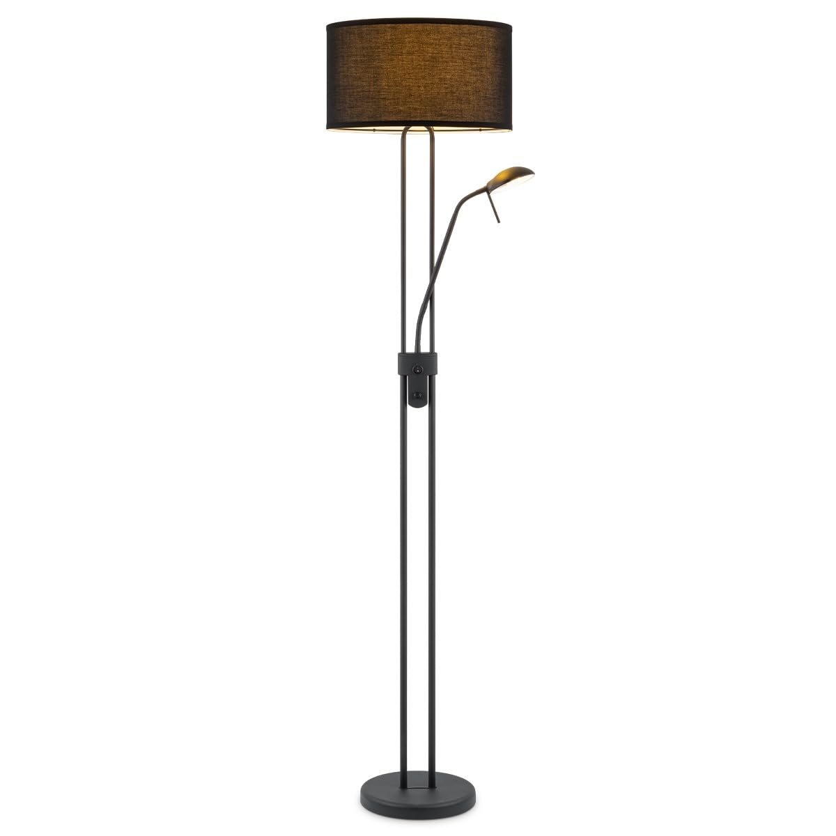 Home Sweet Home Lampada da Terra Moderna Nera 170cm