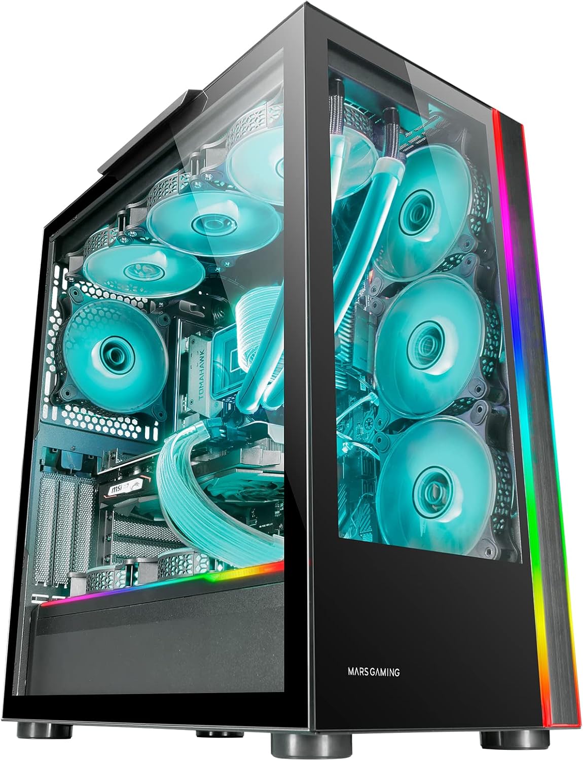 Mars Gaming MC-ULTRA - Torre Gaming Custom E-ATX XXL, Nero - immagine 1