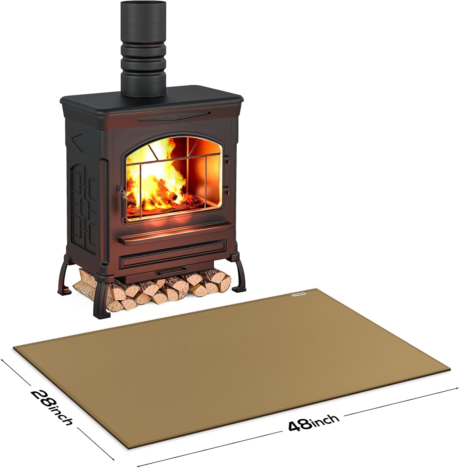 Tappeto Ignifugo per Camino e Barbecue - immagine 2