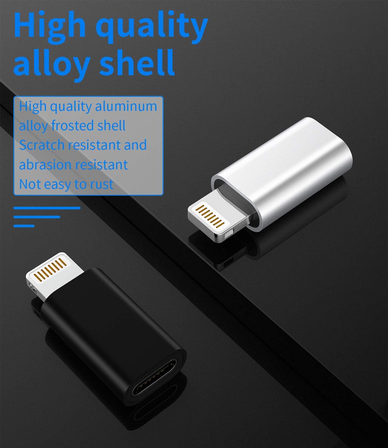 Adattatore Lightning a USB C (3 confezioni) - immagine 4