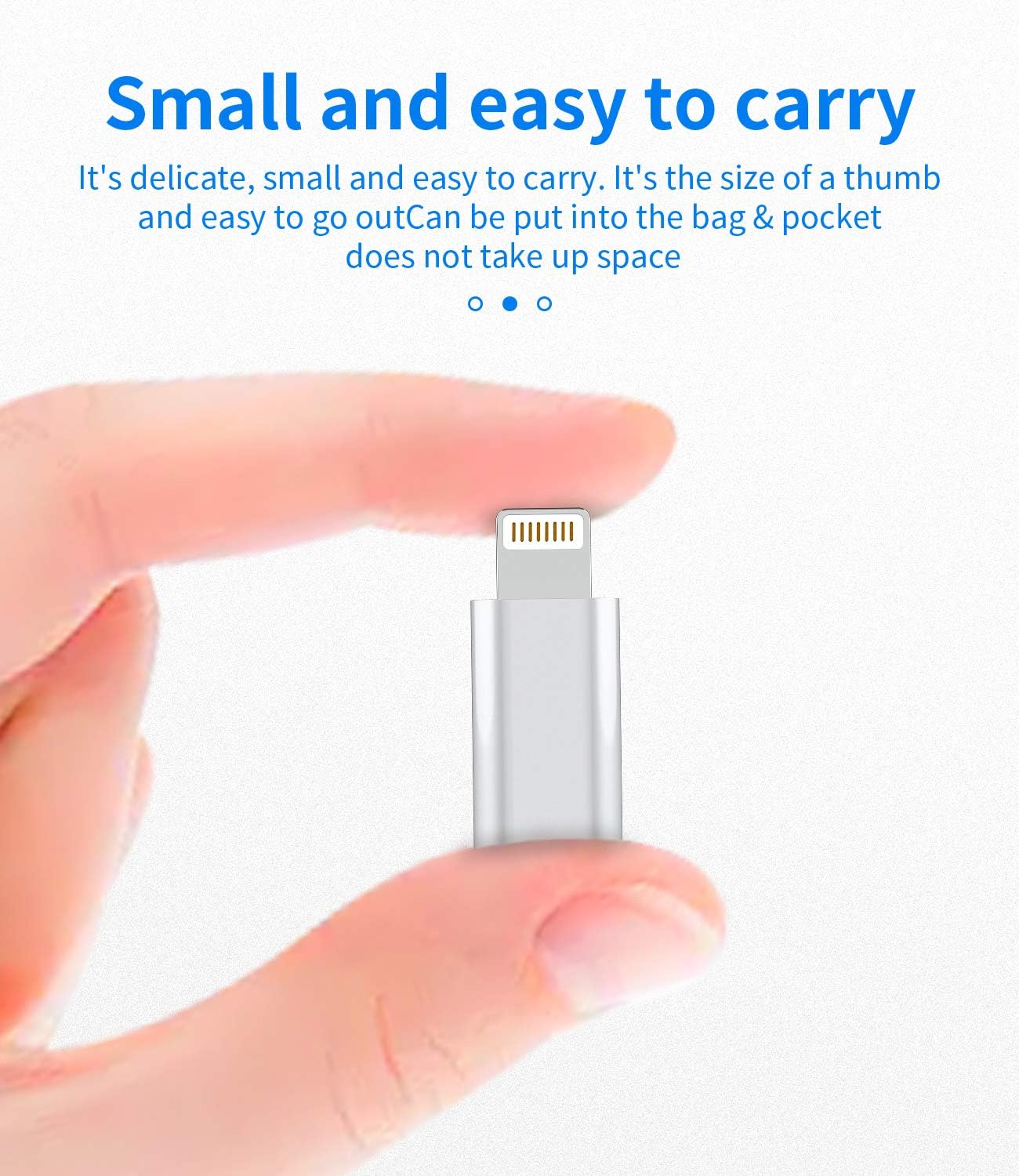 Adattatore Lightning a USB C (3 confezioni) - immagine 6