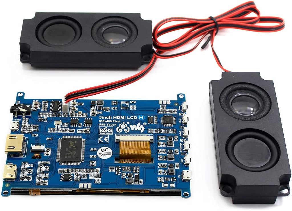 Waveshare 5 inch Display per Raspberry Pi 4 Touchscreen - immagine 7