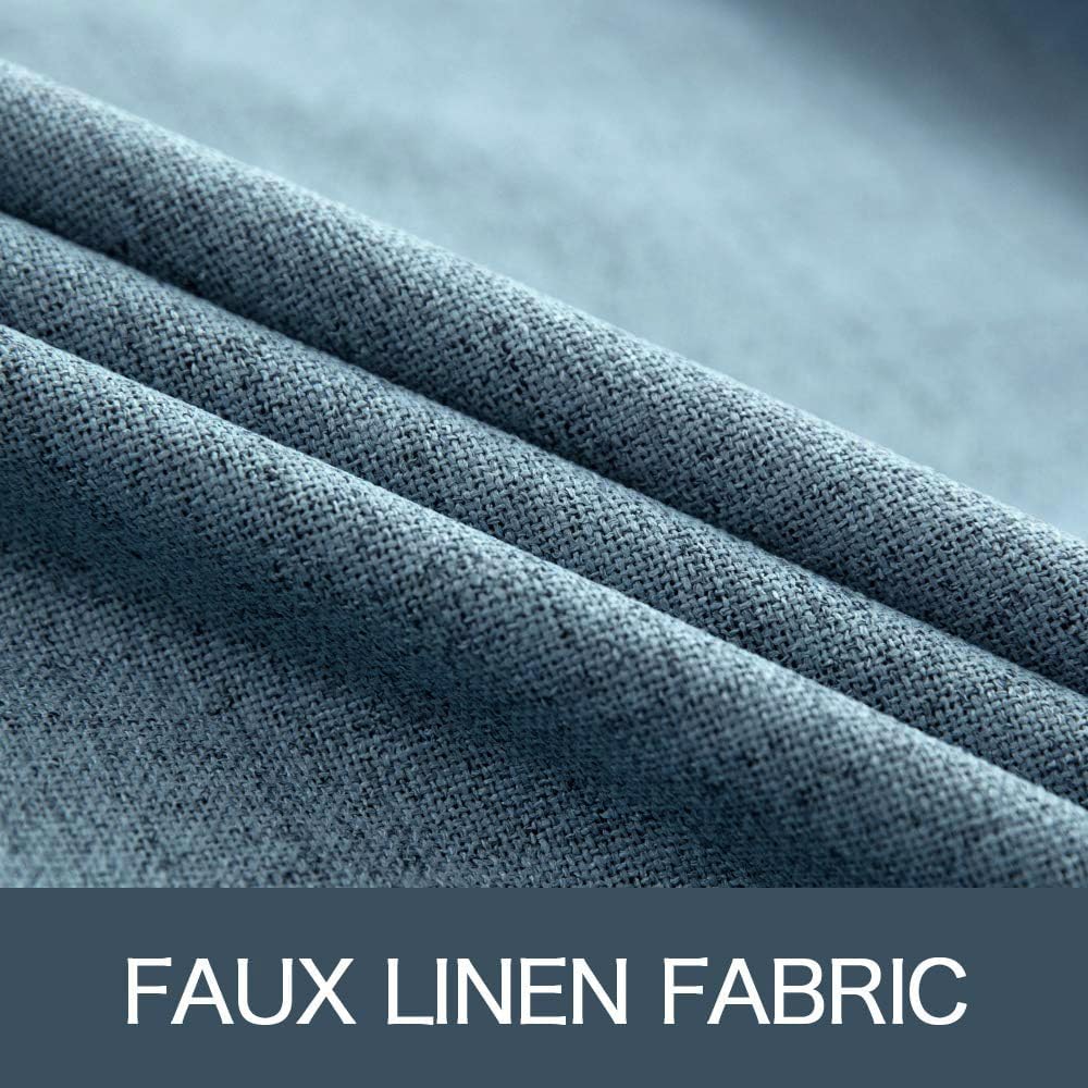 Miulee Tende Oscuranti con Occhielli, Blu (Set 2 pezzi) - immagine 3