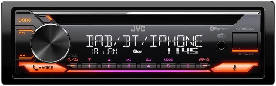 Jvc Autoradio Bluetooth KD-DB922BT con DAB+ - immagine 5