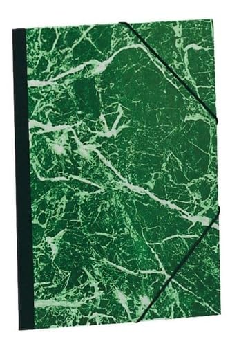 Carton a dessin papier marbre verni avec elastiques 37x52 - 1/2 raisin