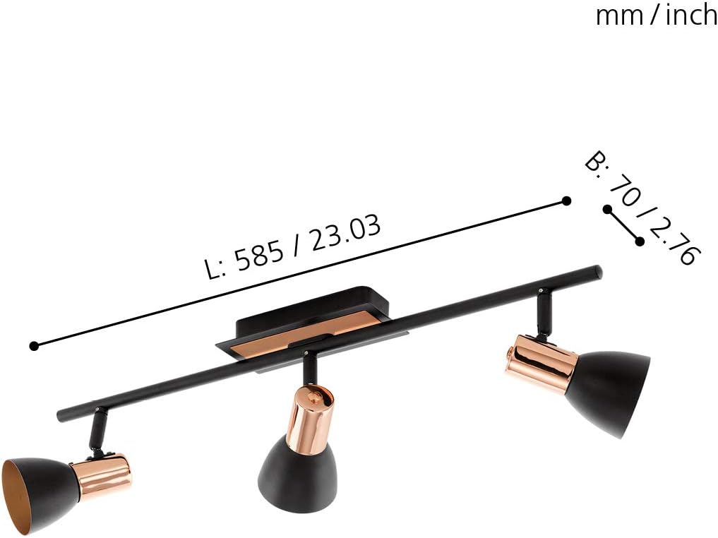 Eglo 94586 travi Spotlight, Argento - immagine 4