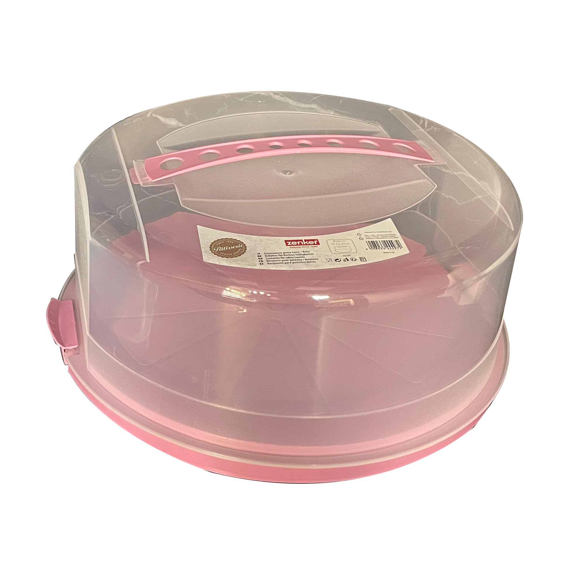 Zenker Porta Torta Rotondo con Coperchio Ø 34 cm