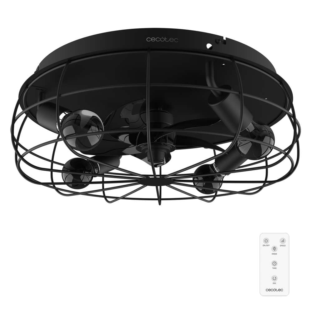 Cecotec Ventilatore da Soffitto EnergySilence LampAero 600