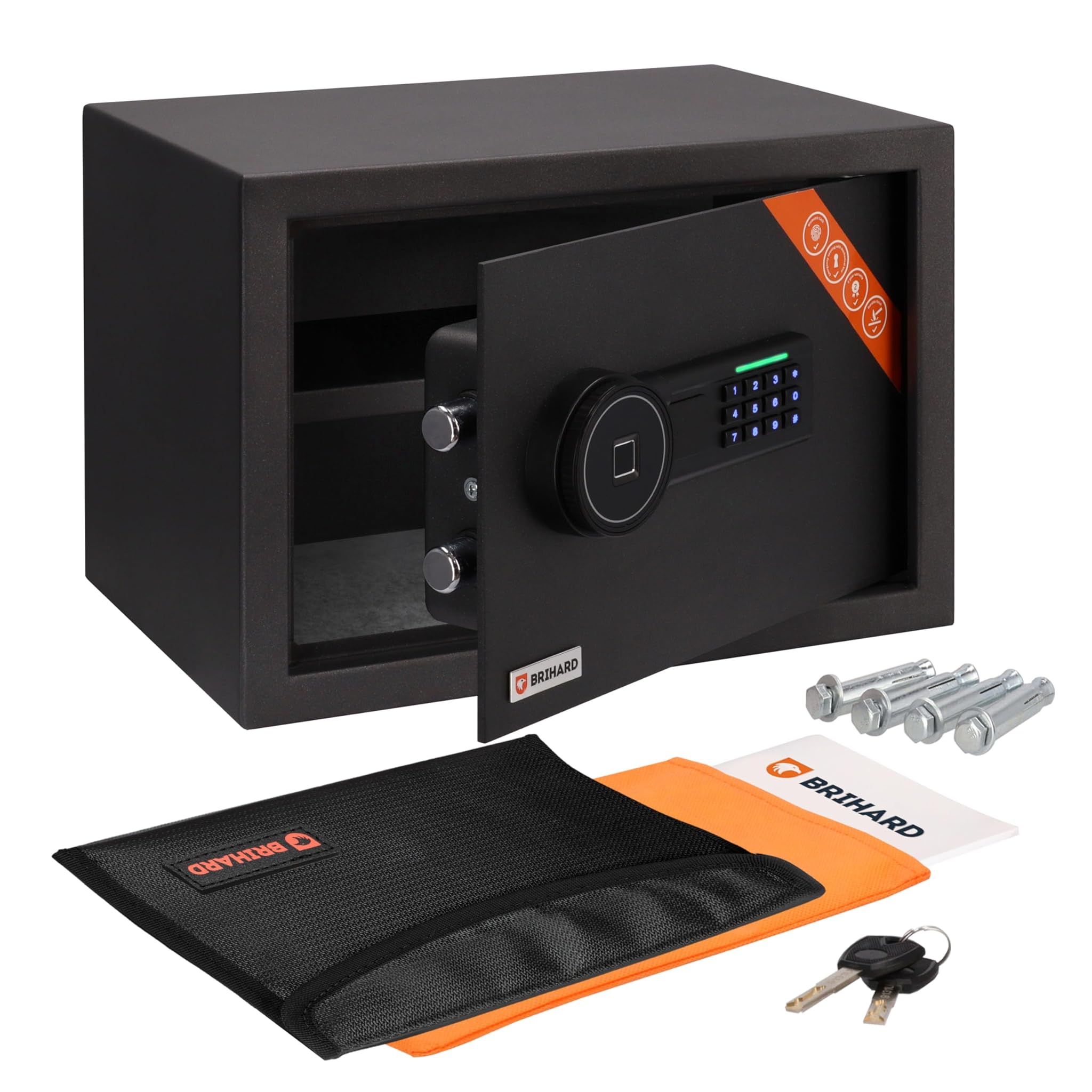 Family Cassaforte 20L con Impronta Digitale