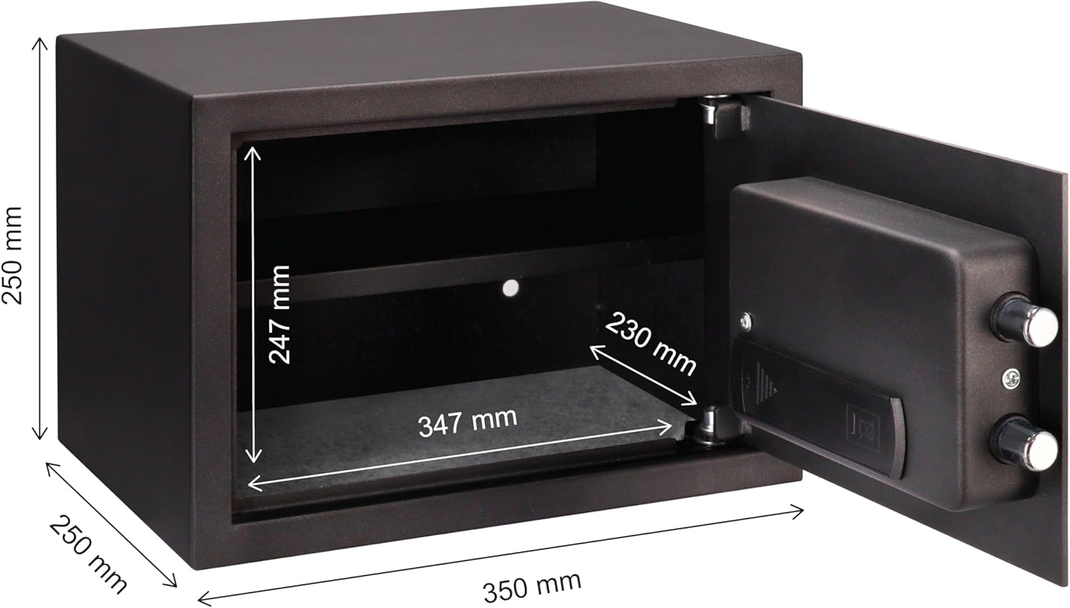 Family Cassaforte 20L con Impronta Digitale - immagine 2