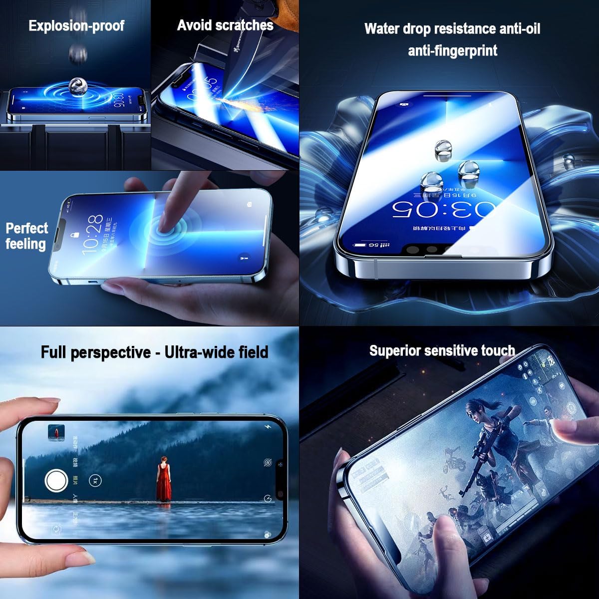 EFAITH Schermo per iPhone 14 Pro Max LCD Full HD - immagine 3