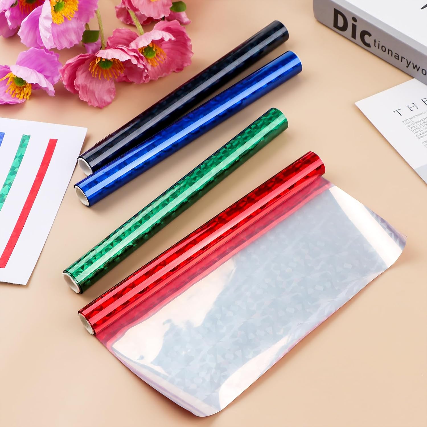 CYFUN DESIGN Pacchetto di Carta di Trasferimento per Cricut Foil ...