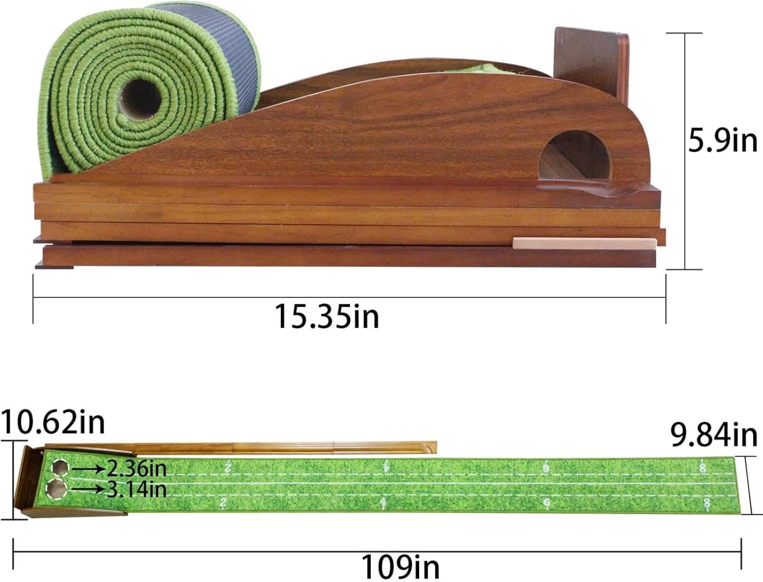 Crestgolf Golf Putting Trainer 2,9x0,45m - immagine 1