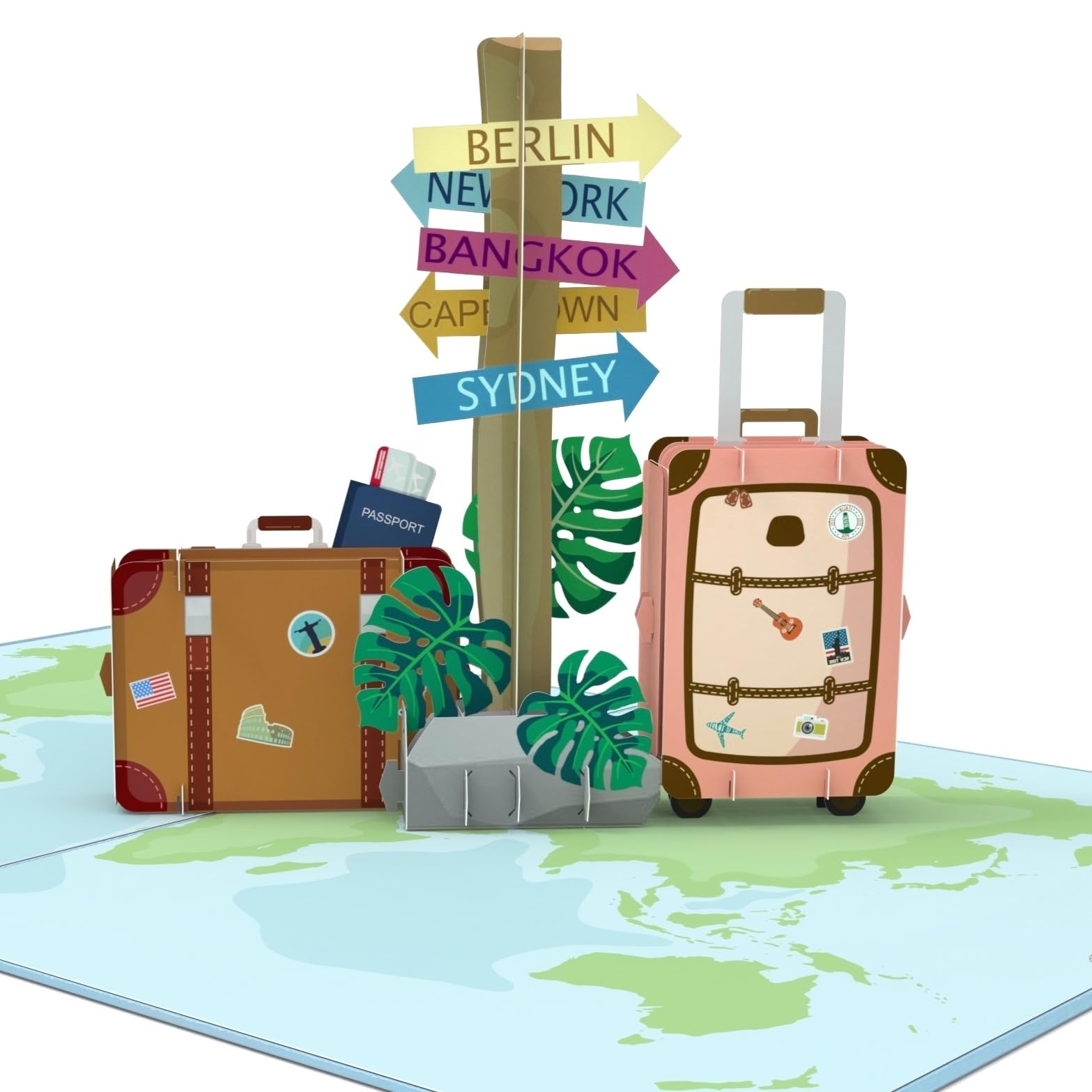 Biglietto Auguri Pop-Up 3D - Viaggio