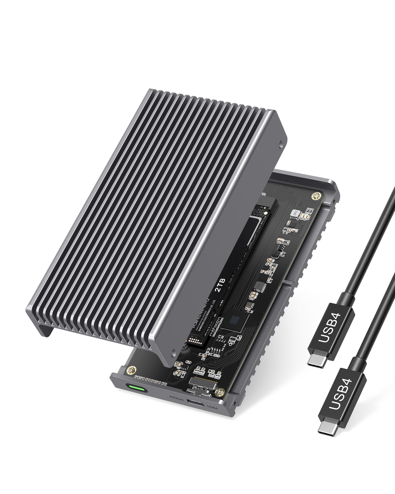 Gewokliy Enclosure SSD M.2 NVMe 40Gbps Alluminio