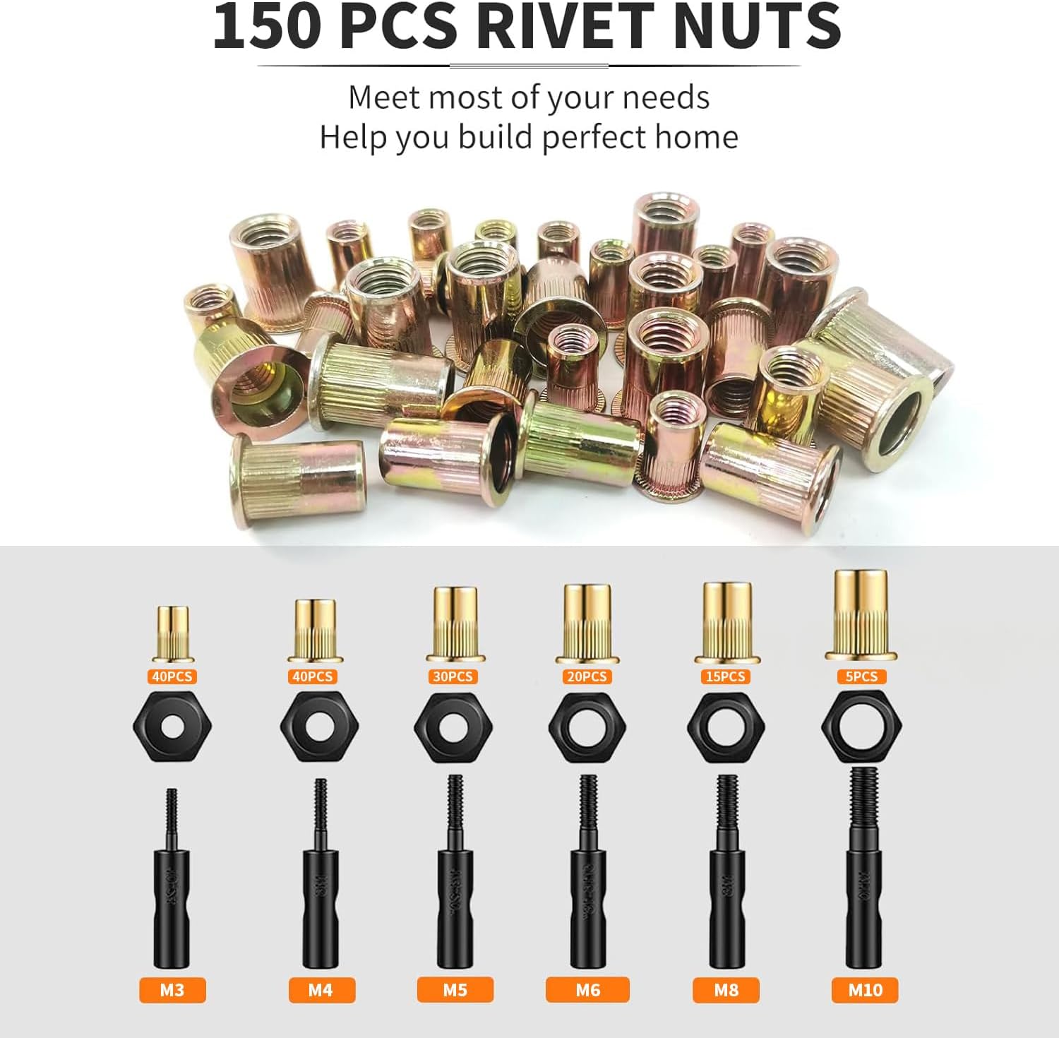 HARDE Rivettatrice Per Trapano Manuale 14" - immagine 4