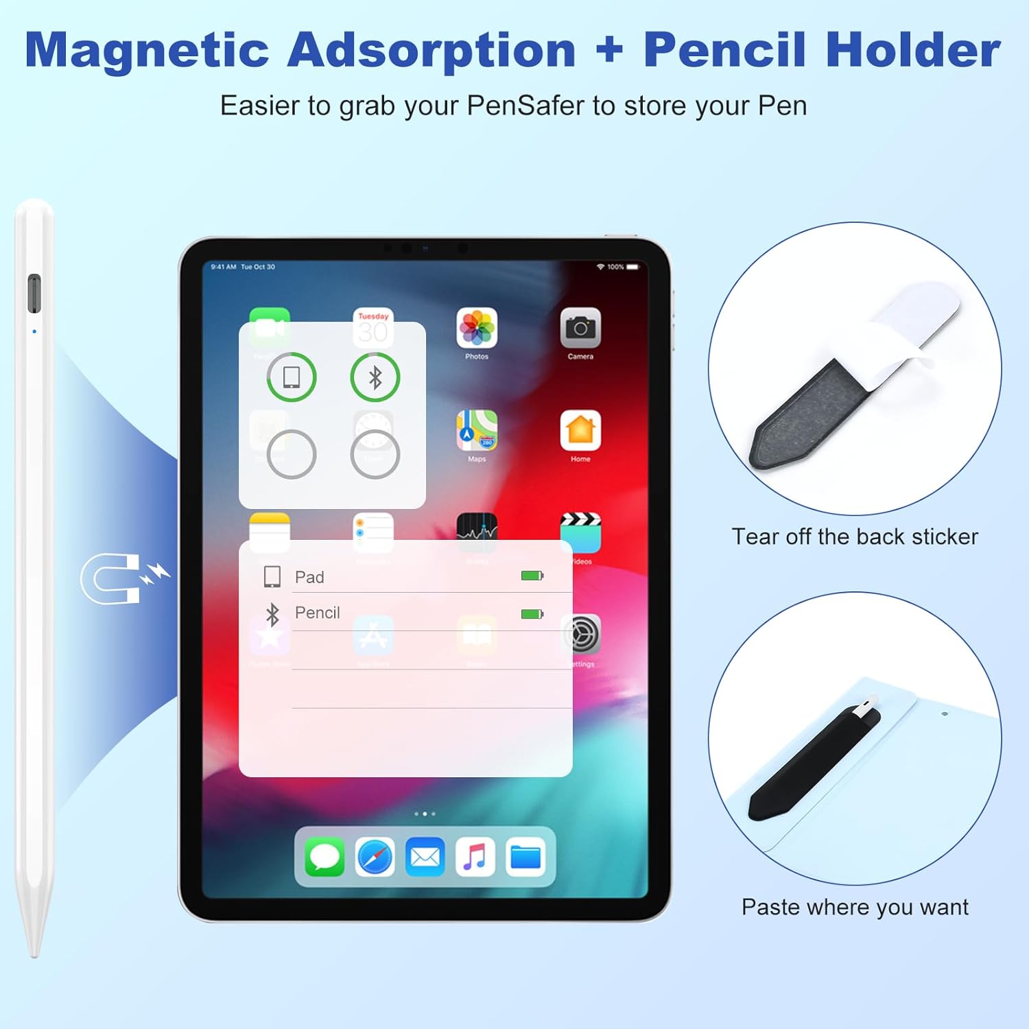 Kbcase Stylus Pen Tablet Android con 3 Punte - immagine 4