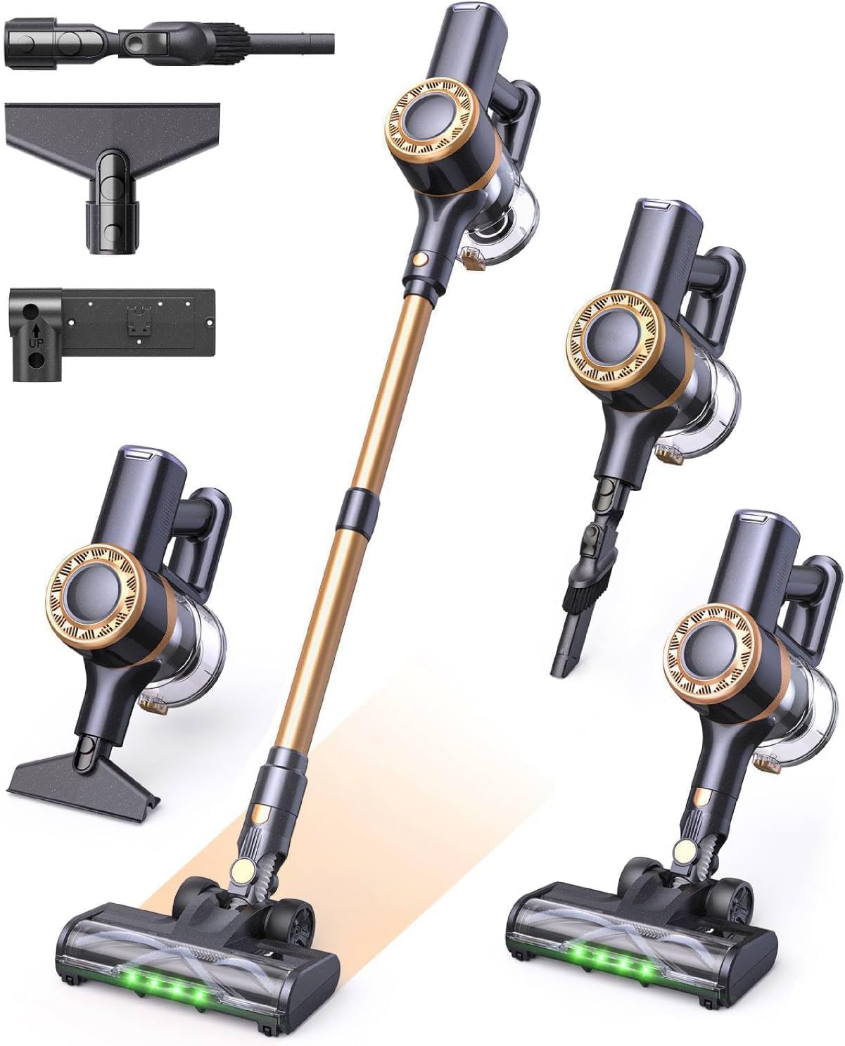 Miuzzy P2 Aspirapolvere Senza Fili 30kPa Autoportante