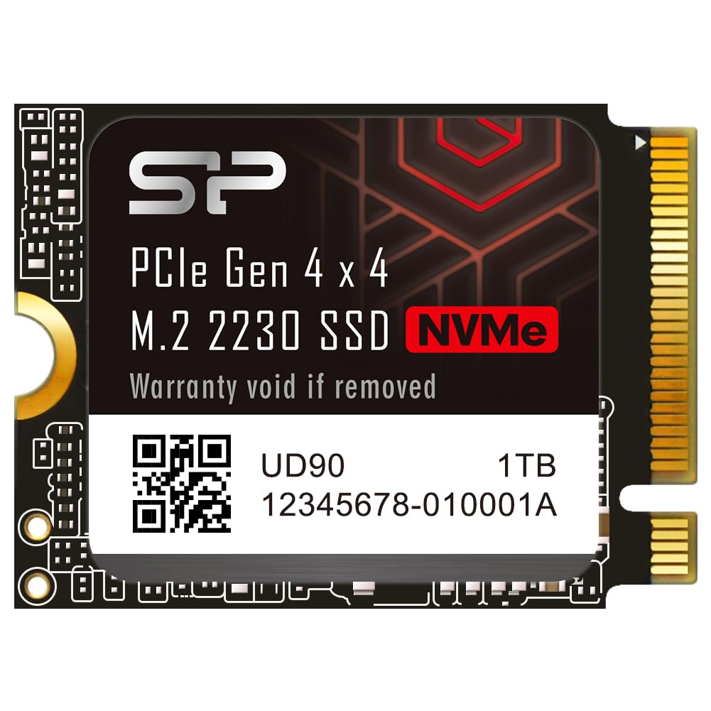 Silicon Power 1TB UD90 2230 NVMe 4.0 Gen4 PCIe M.2 SSD